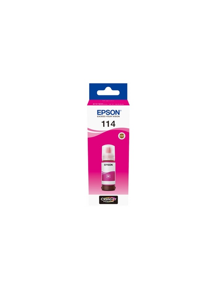 Botella tinta epson ecotank 114 mangenta 70ml Botella tinta epson ecotank 114 mangenta 70ml