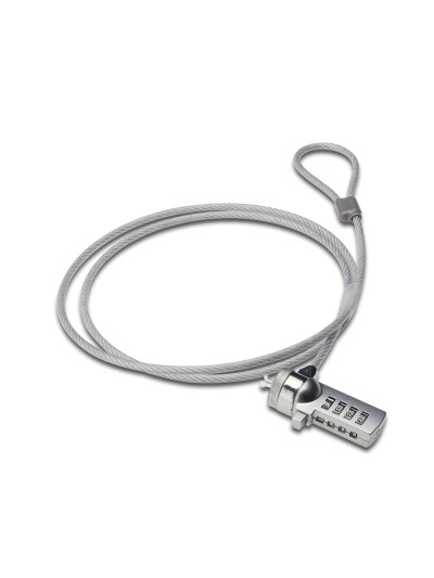 Cable de seguridad ewent para portatil - kesington combinacion de numeros 4 digitos - 1.5m