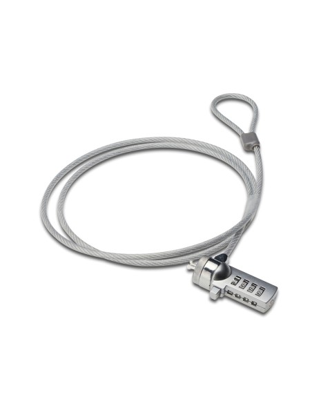Cable de seguridad ewent para portatil - kesington combinacion de numeros 4 digitos - 1.5m