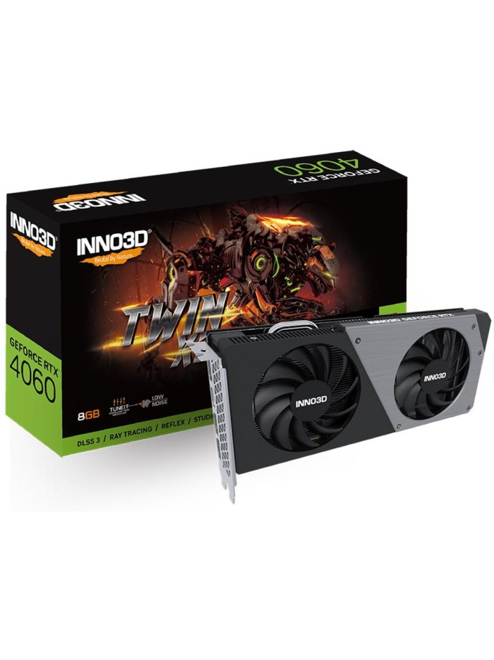 Tarjeta grafica inno3d rtx 4060 twin x2 8gb gddr6 - 3x dp - 1x hdmi Tarjeta grafica inno3d rtx 4060 twin x2 8gb gddr6 - 3x dp - 1x hdmi