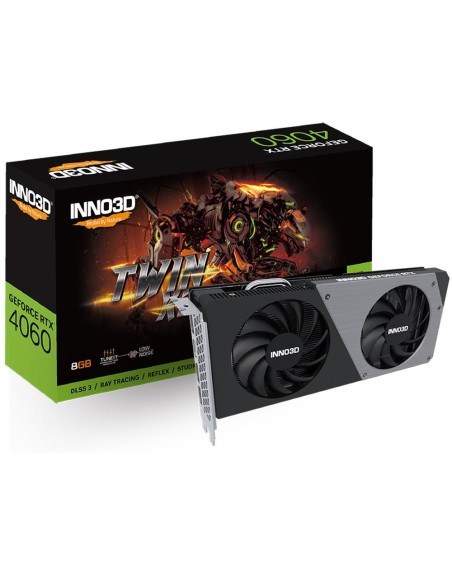 Tarjeta grafica inno3d rtx 4060 twin x2 8gb gddr6 - 3x dp - 1x hdmi