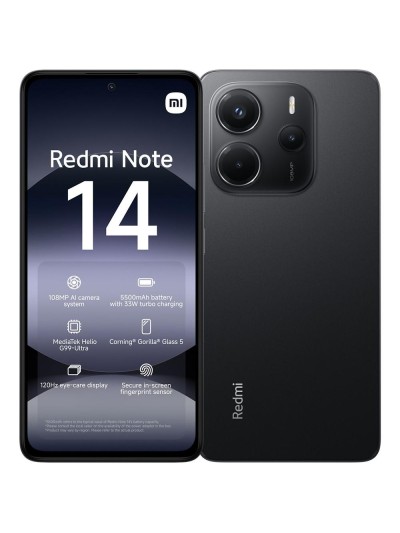 Movil xiaomi redmi note 14 6 - 128gb negro