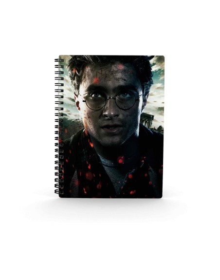 Libreta efecto 3d sd toys harry potter cara harry potter