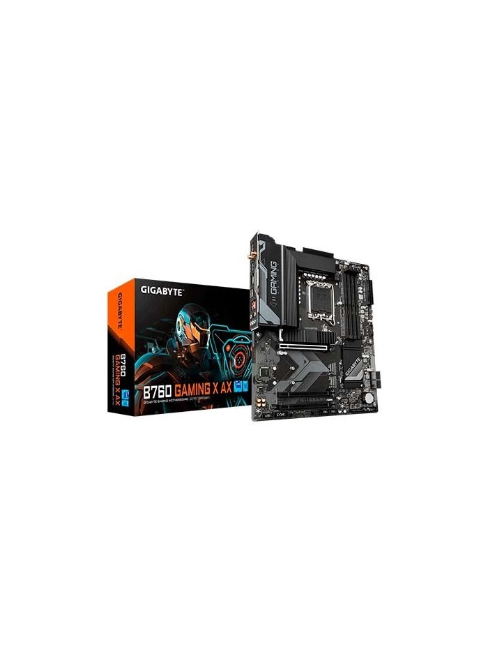 Placa base gigabyte 1700 b760 gaming x ax atx - 4x ddr5 - 4x sata 6gb - s - 2x usb 3.2 - 1x usb tipo c - 5x usb 2.0 Placa base gigabyte 1700 b760 gaming x ax atx - 4x ddr5 - 4x sata 6gb - s - 2x usb 3.2 - 1x usb tipo c - 5x usb 2.0