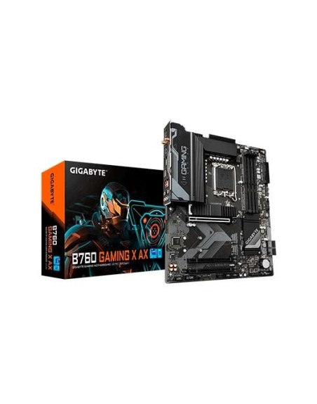 Placa base gigabyte 1700 b760 gaming x ax atx - 4x ddr5 - 4x sata 6gb - s - 2x usb 3.2 - 1x usb tipo c - 5x usb 2.0