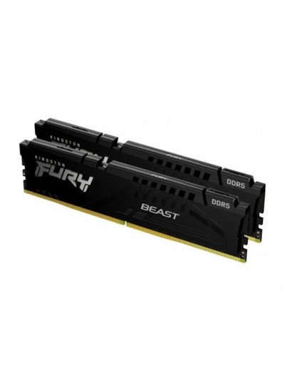Memoria ram ddr5 64gb 2 x 32gb kingston - 5600mhz - pc5 44800 - fury beast - cl40 - 1.25v