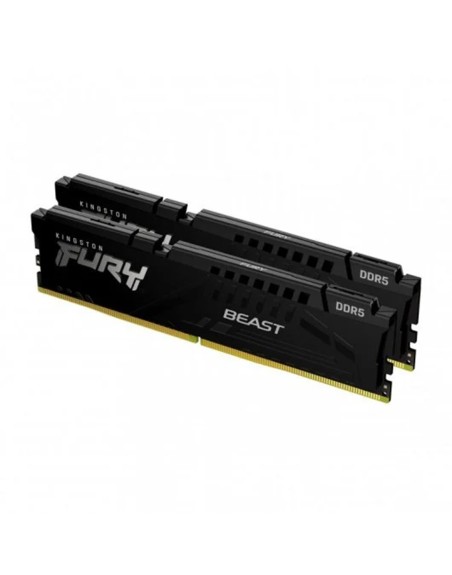 Memoria ram ddr5 64gb 2 x 32gb kingston - 5600mhz - pc5 44800 - fury beast - cl40 - 1.25v