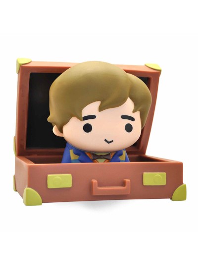 Figura hucha plastoy animales fantasticos y donde encontrarlos newt scamander en maleta chibi