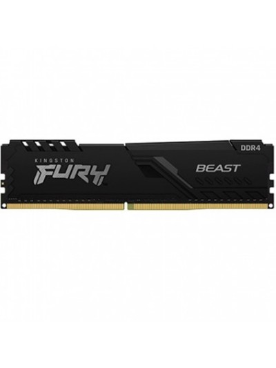 Memoria ram ddr4 16gb kingston - 3600mhz - pc4 28800 - fury beast negro - cl 18 - 1.35v
