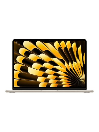 Portatil apple macbook air 13 starlight chip m2 8c 16gb ssd 256gb 13.6 pulgadas