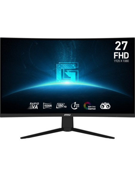 Monitor gaming msi g27c3f 27 pulgadas lcd 180hz curvo dp hdmi
