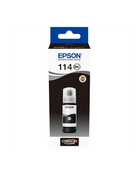 Botella tinta epson ecotank 114 negro 70ml