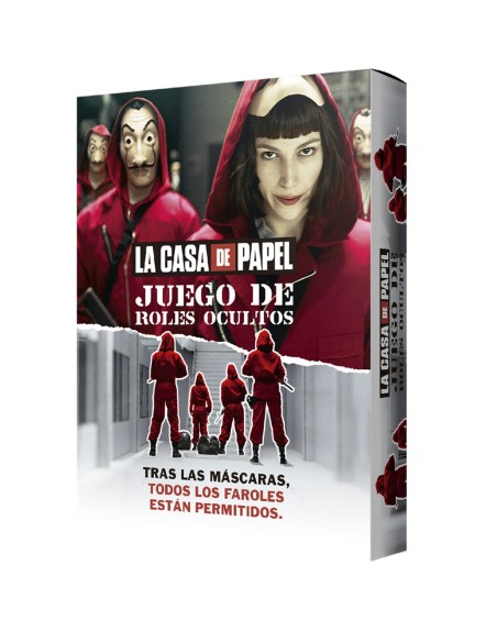 Juego de mesa asmodee la casa de papel: roles ocultos pegi 14