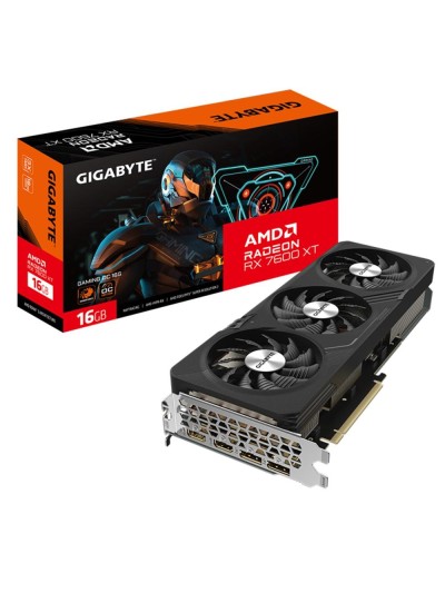 Tarjeta grafica gigabyte radeon rx 7600 xt gaming oc 16gb gddr6 dp hdmi pcie 4.0