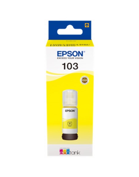 Cartucho ecotank epson 103 amarillo ink botella para l3110 - l3150 - l3111 - l3151