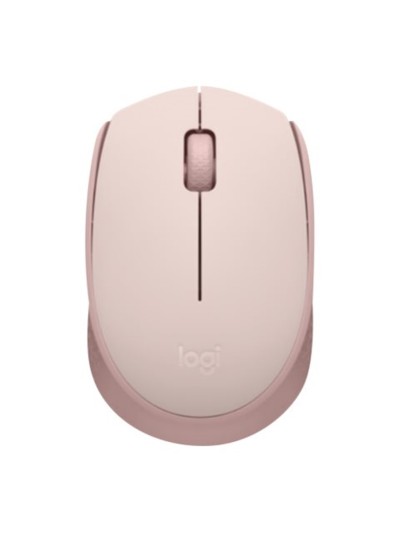 Mouse raton logitech m171 optico wireless inalambrico rosa