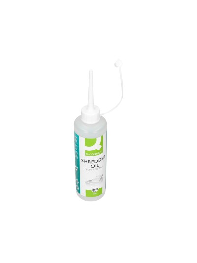 Aceite lubricante q-connect para destructora de documentos bote de 250 ml