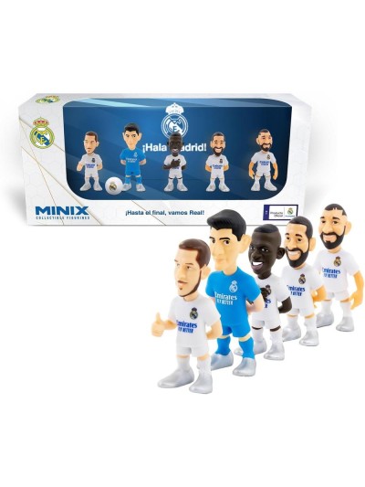 Pack 5 figuras minix pack real madrid 7 cm