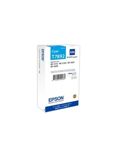 Cartucho tinta epson c13t789240 cian xxl 4000 paginas