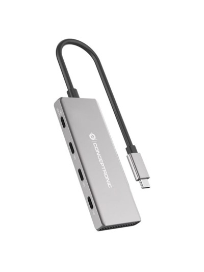 Hub usb tipo c conceptronic hubbies16g 4 puertos