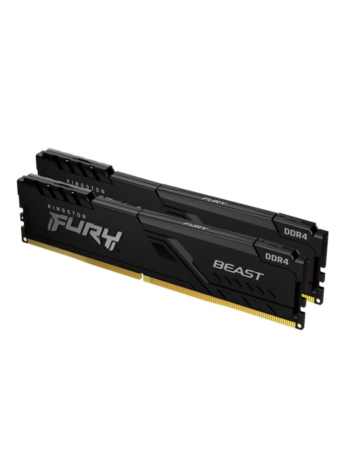 Memoria ram ddr4 64gb 2 x 32gb kingston - 3200mhz - pc4 25600 - fury beast - negro Memoria ram ddr4 64gb 2 x 32gb kingston - 3200mhz - pc4 25600 - fury beast - negro