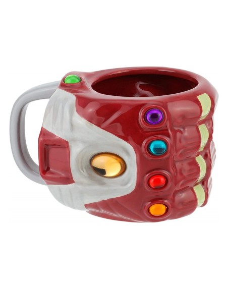Taza 3d xl paladone marvel los vengadores guantelete del infinito con gemas