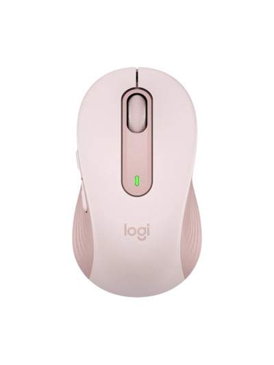 Mouse raton logitech m650 mediano optico wireless inalambrico rosa