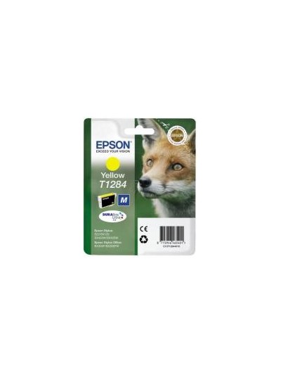 Cartucho tinta epson t1284 amarillo 3.5ml s22 - sx125 - sx420w - sx425w - bx305f - bx305fw - zorro