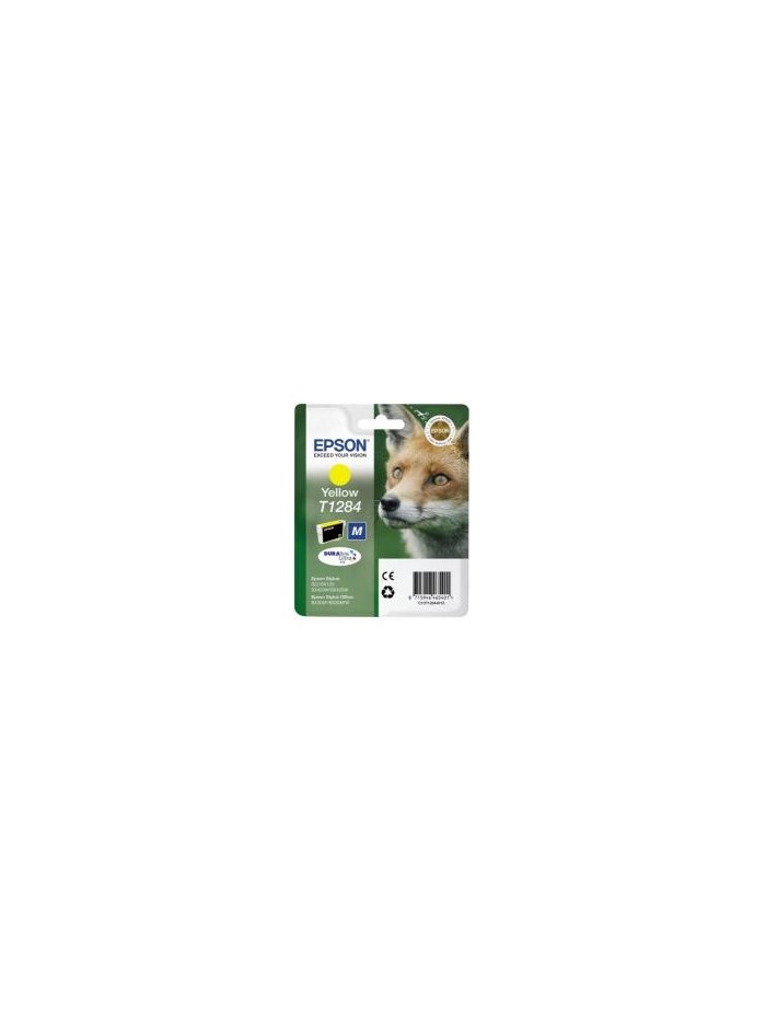Cartucho tinta epson t1284 amarillo 3.5ml s22 - sx125 - sx420w - sx425w - bx305f - bx305fw - zorro Cartucho tinta epson t1284 amarillo 3.5ml s22 - sx125 - sx420w - sx425w - bx305f - bx305fw - zorro