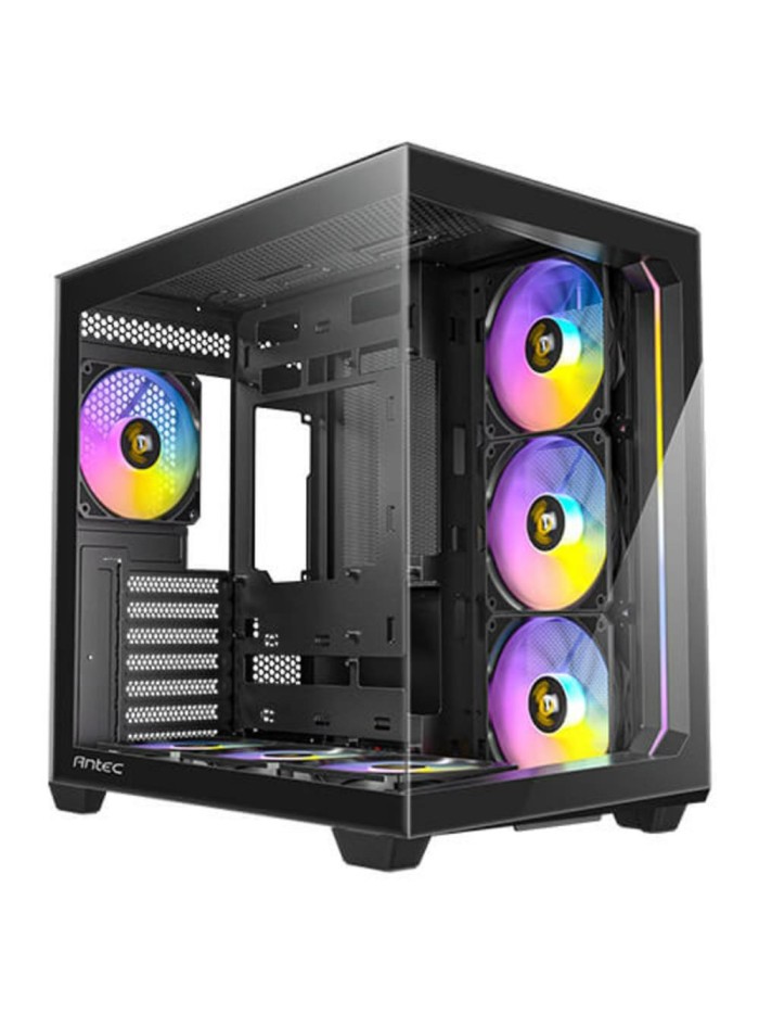 Caja ordenador gaming antec fishtank c5 atx argb vidrio negro Caja ordenador gaming antec fishtank c5 atx argb vidrio negro