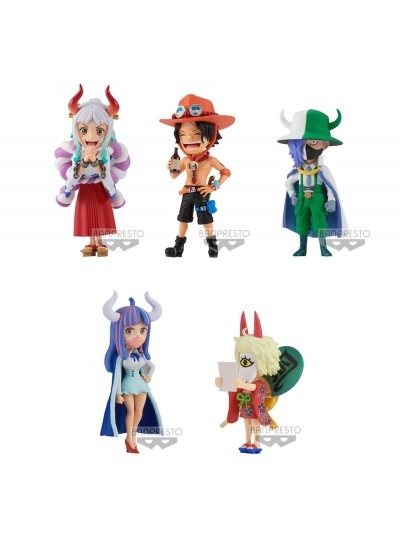 Figura banpresto one piece world collectable wanokuni onigashima unidad aleatoria