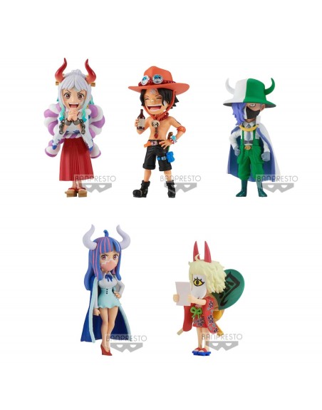 Figura banpresto one piece world collectable wanokuni onigashima unidad aleatoria