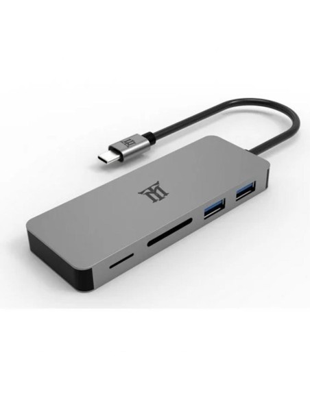 Hub usb tipo c maillon premium 2 x usb 3.2 - 1 x usb tipo c - micro sd - sdxc