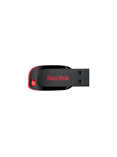 Memoria usb 2.0 sandisk 64gb cruzer blade rojo