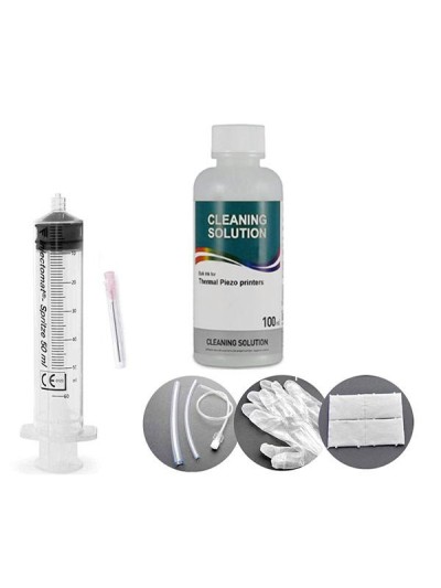 Liquido limpiador universal cabezales de inyeccion de tinta dayma - 100ml