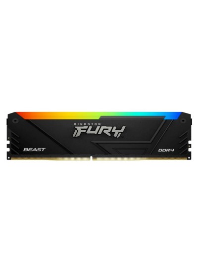 Memoria ram kingston fury beast rgb ddr4 3200mhz 16gb cl17