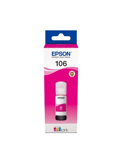 Cartucho tinta epson c13t00r340 106 ecotank magenta ink et - 7700 - et - 7750