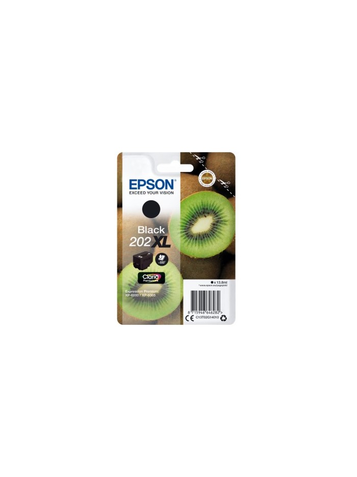 Cartucho tinta epson c13t02g14010 singlepack negro 202xl claria premium ink xp - 6000 - xp - 6005 kiwi Cartucho tinta epson c13t02g14010 singlepack negro 202xl claria premium ink xp - 6000 - xp - 6005 kiwi