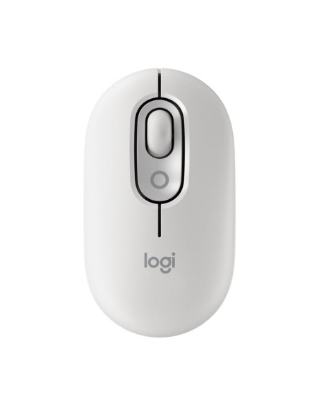 Raton inalambrico logitech pop mouse blanco
