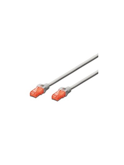 Cable red ewent latiguillo rj45 utp cat6 5m gris