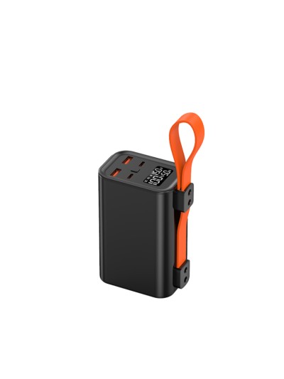 Bateria externa portatil powerbank leotec 30000 mah pd 100w carga rapida 2 salidas usb - c 2 salidas usb - a