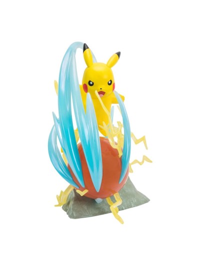 Figura pokemon 25 aniversario con iluminación deluxe pikachu