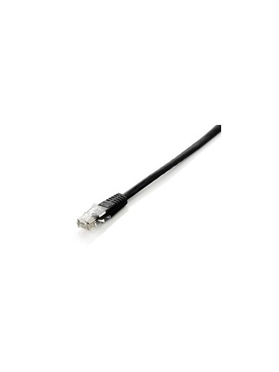 Cable red equip latiguillo rj45 u - utp cat6 0.5m negro