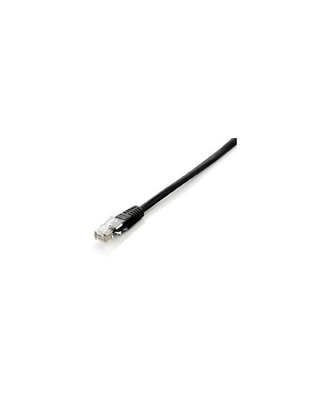 Cable red equip latiguillo rj45 u - utp cat6 0.5m negro