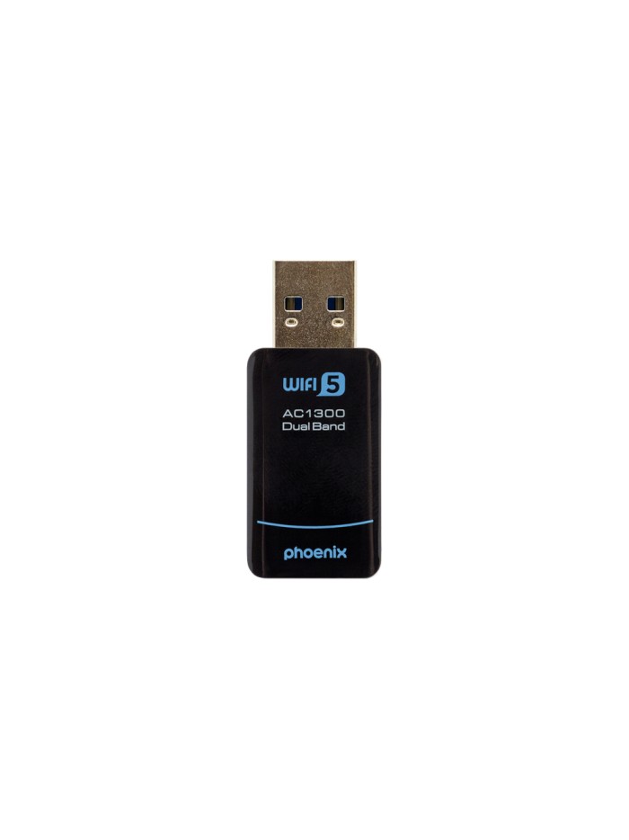 Phoenix nano adaptador usb receptor red inalámbrico 1300mbps dual band Phoenix nano adaptador usb receptor red inalámbrico 1300mbps dual band