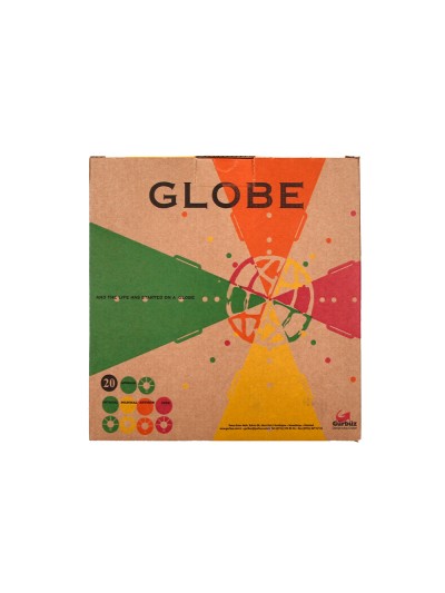 Globo terraqueo liderpapel con luz fisico y politico diametro 20 cm color rosa