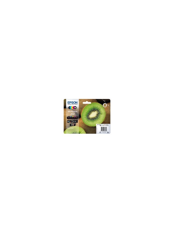 Multipack cartucho tinta epson 202 c13t02e74010 5 colores claria kiwi Multipack cartucho tinta epson 202 c13t02e74010 5 colores claria kiwi