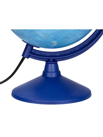 Globo terraqueo liderpapel con luz fisico y politico diametro 20 cm