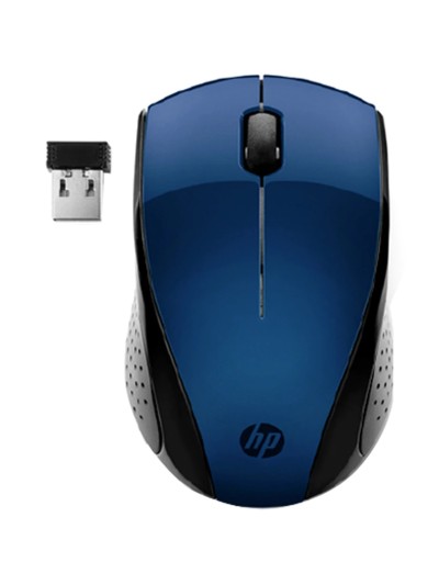 Mouse raton hp optico wireless inalambrico 220 azul