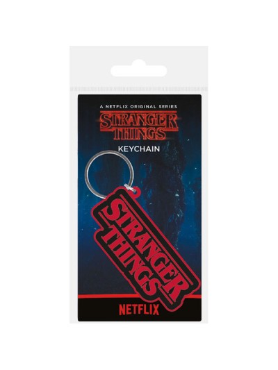 Llavero pyramid stranger things logo